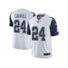 Men's Nike Dallas Cowboys #24 Nolan Carroll Limited White Rush NFL Jersey