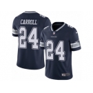 Men's Nike Dallas Cowboys #24 Nolan Carroll Vapor Untouchable Limited Navy Blue Team Color NFL Jersey