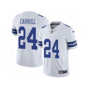 Men's Nike Dallas Cowboys #24 Nolan Carroll Vapor Untouchable Limited White NFL Jersey