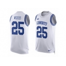 Men's Nike Dallas Cowboys #25 Xavier Woods Limited White Player Name & Number Tank Top NFL Jersey