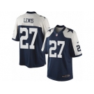 Men's Nike Dallas Cowboys #27 Jourdan Lewis Limited Navy Blue Throwback Alternate NFL Jersey