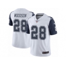 Men's Nike Dallas Cowboys #28 Darren Woodson Limited White Rush NFL Jersey