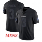 Men's Nike Dallas Cowboys #3 George Pickens Limited Black Rush Impact NFL Jersey