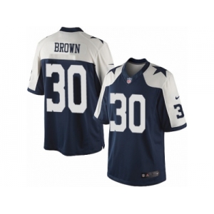 Men's Nike Dallas Cowboys #30 Anthony Brown Limited Navy Blue Throwback Alternate NFL Jersey