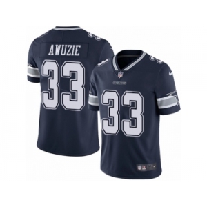 Men's Nike Dallas Cowboys #33 Chidobe Awuzie Vapor Untouchable Limited Navy Blue Team Color NFL Jersey