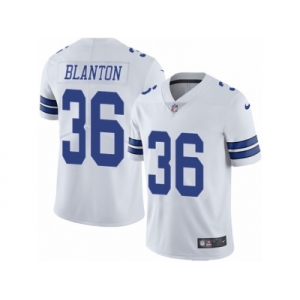 Men's Nike Dallas Cowboys #36 Robert Blanton Vapor Untouchable Limited White NFL Jersey