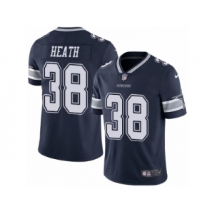 Men's Nike Dallas Cowboys #38 Jeff Heath Vapor Untouchable Limited Navy Blue Team Color NFL Jersey