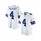 Men's Nike Dallas Cowboys #4 Dak Prescott Limited White NFL Jersey