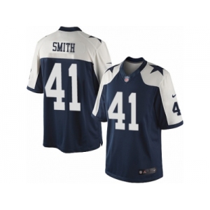 Men's Nike Dallas Cowboys #41 Keith Smith Limited Navy Blue Throwback Alternate NFL Jersey