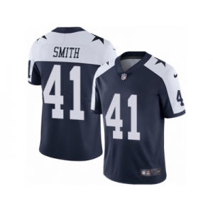 Men's Nike Dallas Cowboys #41 Keith Smith Vapor Untouchable Limited Navy Blue Throwback Alternate NFL Jersey