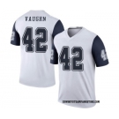 Men's Nike Dallas Cowboys #42 Deuce Vaughn White Stitched NFL Limited Rush Jersey