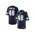 Men's Nike Dallas Cowboys #48 Daryl Johnston Navy Blue Limited Home Jersey