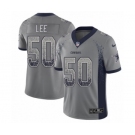 Men's Nike Dallas Cowboys #50 Sean Lee Limited Gray Rush Drift Fashion NFL Jersey