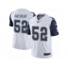 Men's Nike Dallas Cowboys #52 Andrew Gachkar Limited White Rush NFL Jersey