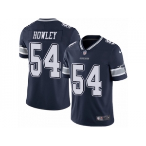Men's Nike Dallas Cowboys #54 Chuck Howley Vapor Untouchable Limited Navy Blue Team Color NFL Jersey