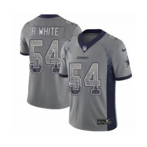 Men's Nike Dallas Cowboys #54 Randy White Limited Gray Rush Drift Fashion NFL Jersey