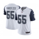 Men's Nike Dallas Cowboys #55 Leighton Vander Esch Limited White Rush Vapor Untouchable NFL Jersey