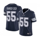 Men's Nike Dallas Cowboys #55 Leighton Vander Esch Navy Blue Team Color Vapor Untouchable Limited Player NFL Jersey