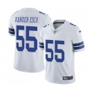 Men's Nike Dallas Cowboys #55 Leighton Vander Esch White Vapor Untouchable Limited Player NFL Jersey