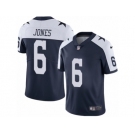 Men's Nike Dallas Cowboys #6 Chris Jones Vapor Untouchable Limited Navy Blue Throwback Alternate NFL Jersey