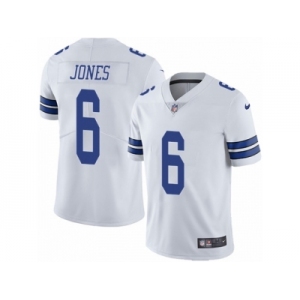 Men's Nike Dallas Cowboys #6 Chris Jones Vapor Untouchable Limited White NFL Jersey