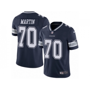 Men's Nike Dallas Cowboys #70 Zack Martin Vapor Untouchable Limited Navy Blue Team Color NFL Jersey