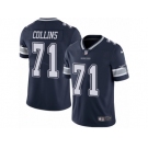 Men's Nike Dallas Cowboys #71 La'el Collins Vapor Untouchable Limited Navy Blue Team Color NFL Jersey