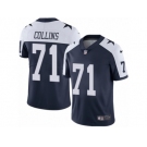 Men's Nike Dallas Cowboys #71 La'el Collins Vapor Untouchable Limited Navy Blue Throwback Alternate NFL Jersey