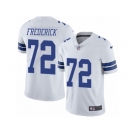 Men's Nike Dallas Cowboys #72 Travis Frederick Vapor Untouchable Limited White NFL Jersey