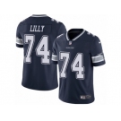 Men's Nike Dallas Cowboys #74 Bob Lilly Vapor Untouchable Limited Navy Blue Team Color NFL Jersey