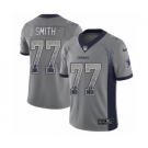 Men's Nike Dallas Cowboys #77 Tyron Smith Limited Gray Rush Drift Fashion NFL Jersey