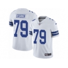 Men's Nike Dallas Cowboys #79 Chaz Green Vapor Untouchable Limited White NFL Jersey