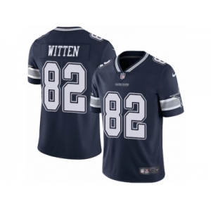 Men's Nike Dallas Cowboys #82 Jason Witten Vapor Untouchable Limited Navy Blue Team Color NFL Jersey