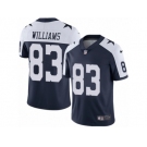 Men's Nike Dallas Cowboys #83 Terrance Williams Vapor Untouchable Limited Navy Blue Throwback Alternate NFL Jersey