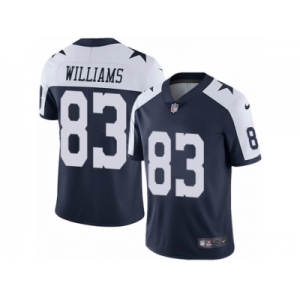 Men's Nike Dallas Cowboys #83 Terrance Williams Vapor Untouchable Limited Navy Blue Throwback Alternate NFL Jersey