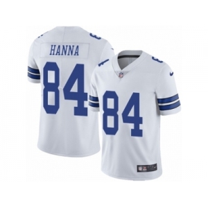 Men's Nike Dallas Cowboys #84 James Hanna Vapor Untouchable Limited White NFL Jersey