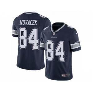 Men's Nike Dallas Cowboys #84 Jay Novacek Vapor Untouchable Limited Navy Blue Team Color NFL Jersey