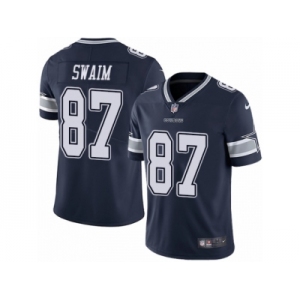 Men's Nike Dallas Cowboys #87 Geoff Swaim Vapor Untouchable Limited Navy Blue Team Color NFL Jersey