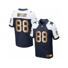 Men's Nike Dallas Cowboys #88 Dez Bryant Limited  Navy Gold Throwback Alternate NFL Jersey