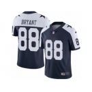 Men's Nike Dallas Cowboys #88 Dez Bryant Vapor Untouchable Limited Navy Blue Throwback Alternate NFL Jersey