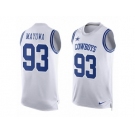 Men's Nike Dallas Cowboys #93 Benson Mayowa Limited White Player Name & Number Tank Top NFL Jersey