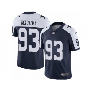 Men's Nike Dallas Cowboys #93 Benson Mayowa Vapor Untouchable Limited Navy Blue Throwback Alternate NFL Jersey