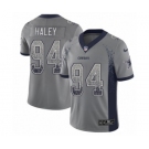 Men's Nike Dallas Cowboys #94 Charles Haley Limited Gray Rush Drift Fashion NFL Jersey