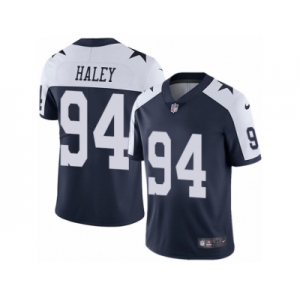 Men's Nike Dallas Cowboys #94 Charles Haley Vapor Untouchable Limited Navy Blue Throwback Alternate NFL Jersey