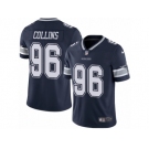 Men's Nike Dallas Cowboys #96 Maliek Collins Vapor Untouchable Limited Navy Blue Team Color NFL Jersey