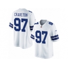 Men's Nike Dallas Cowboys #97 Taco Charlton Limited White NFL Jersey