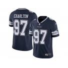 Men's Nike Dallas Cowboys #97 Taco Charlton Vapor Untouchable Limited Navy Blue Team Color NFL Jersey