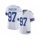 Men's Nike Dallas Cowboys #97 Taco Charlton Vapor Untouchable Limited White NFL Jersey