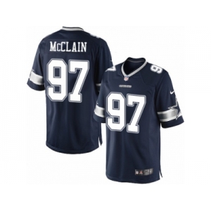 Men's Nike Dallas Cowboys #97 Terrell McClain Limited Navy Blue Team Color NFL Jersey