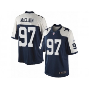 Men's Nike Dallas Cowboys #97 Terrell McClain Limited Navy Blue Throwback Alternate NFL Jersey